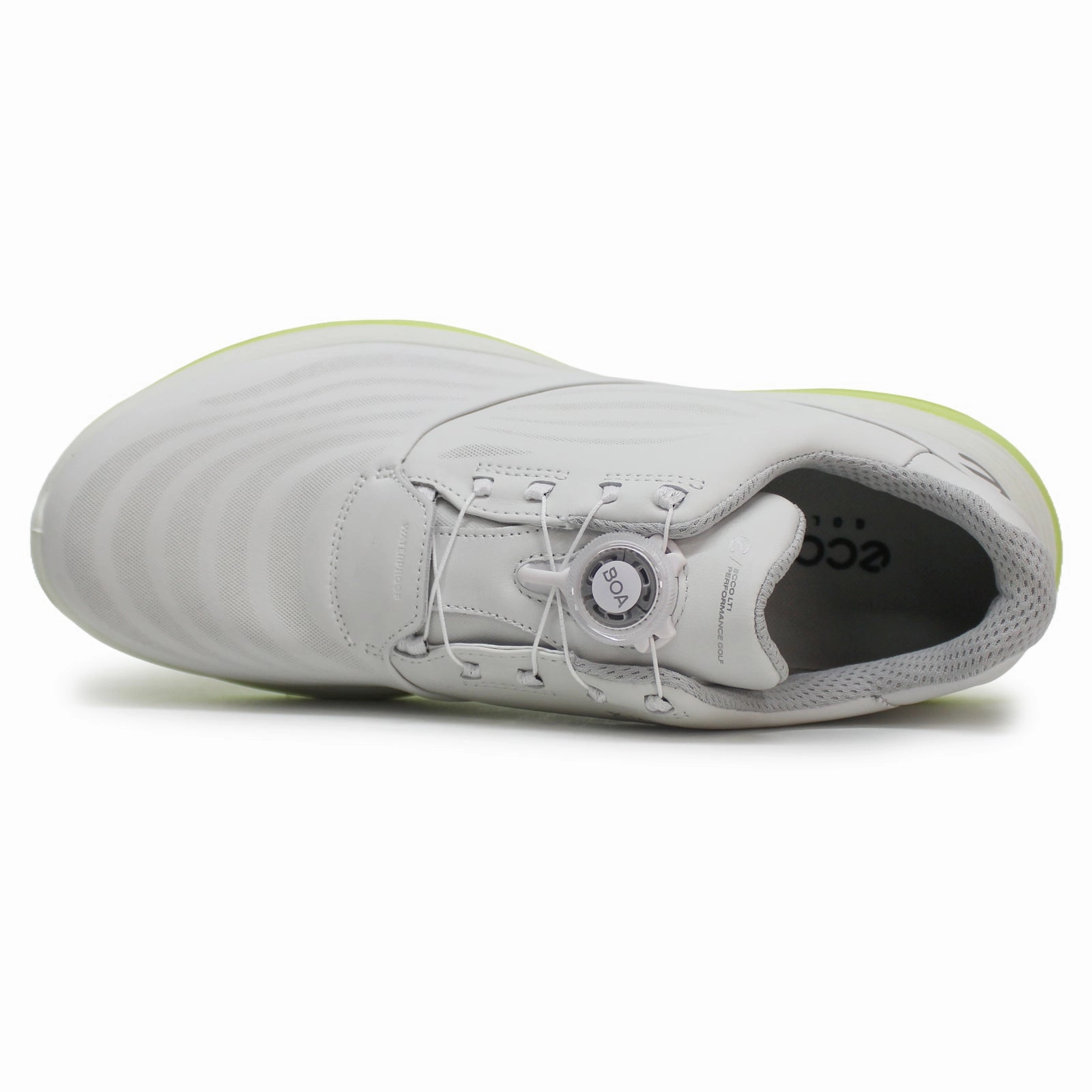 Ecco Golf LT1 132274 Leather Men's Fashion White Trainers men's ecco golf shoes