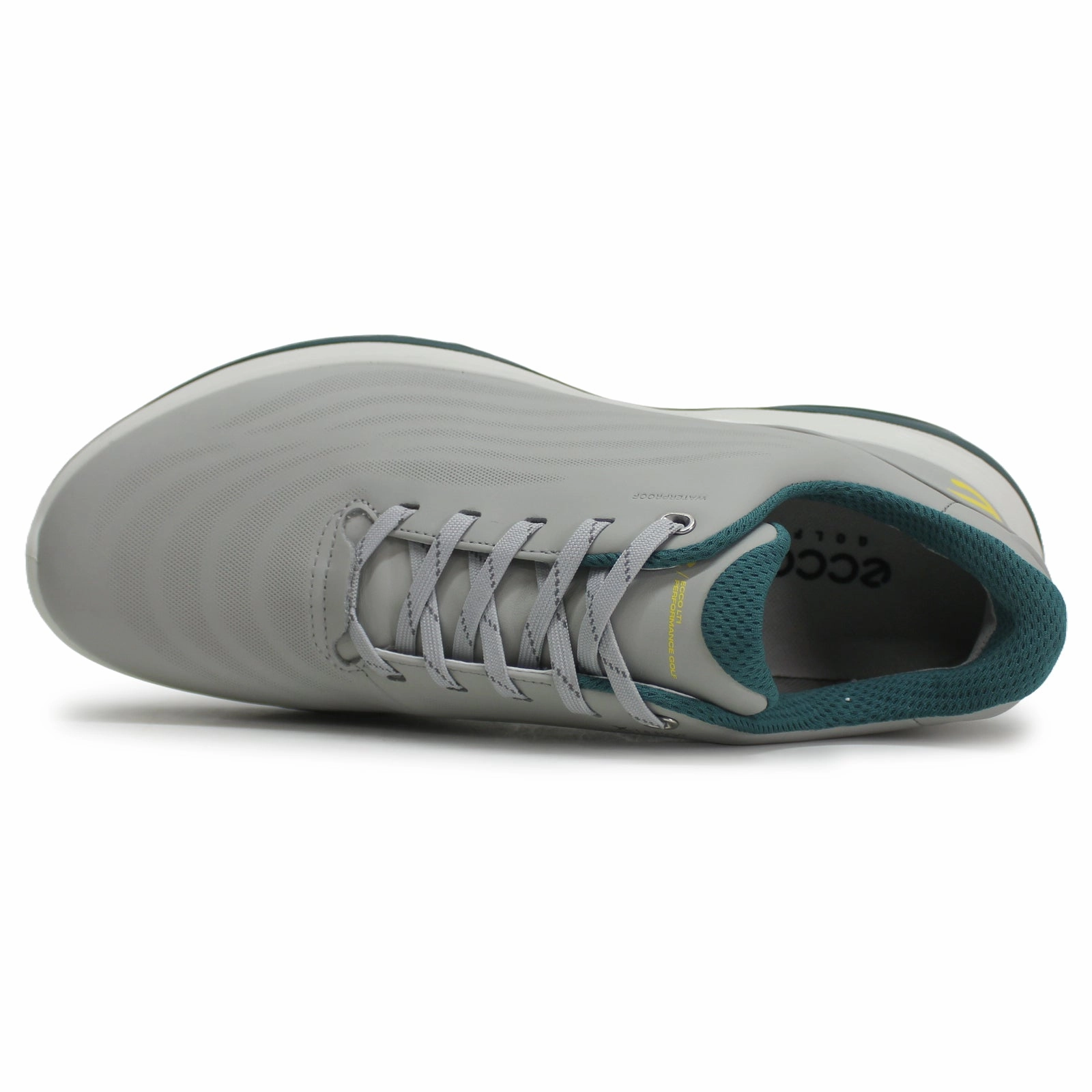 Ecco Golf LT1 Leather Men's Low Top Concrete Trainers men's ecco golf shoes