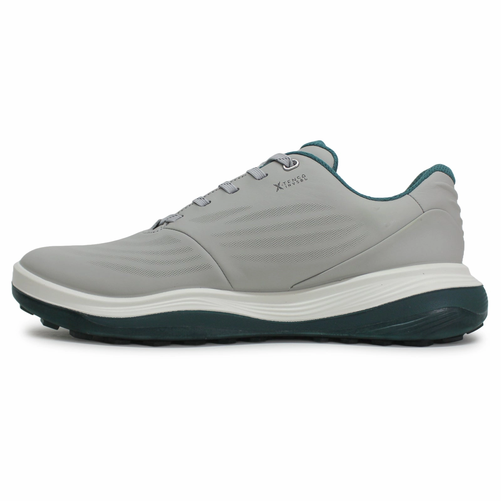 Ecco Golf LT1 Leather Men's Low Top Concrete Trainers men's ecco golf shoes