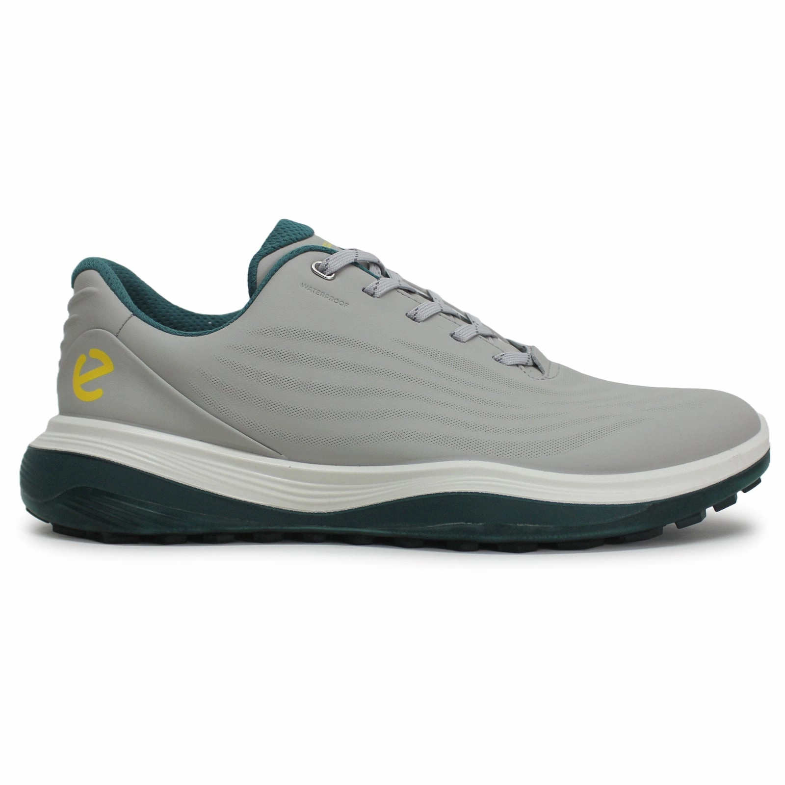 Ecco Golf LT1 Leather Men's Low Top Concrete Trainers men's ecco golf shoes