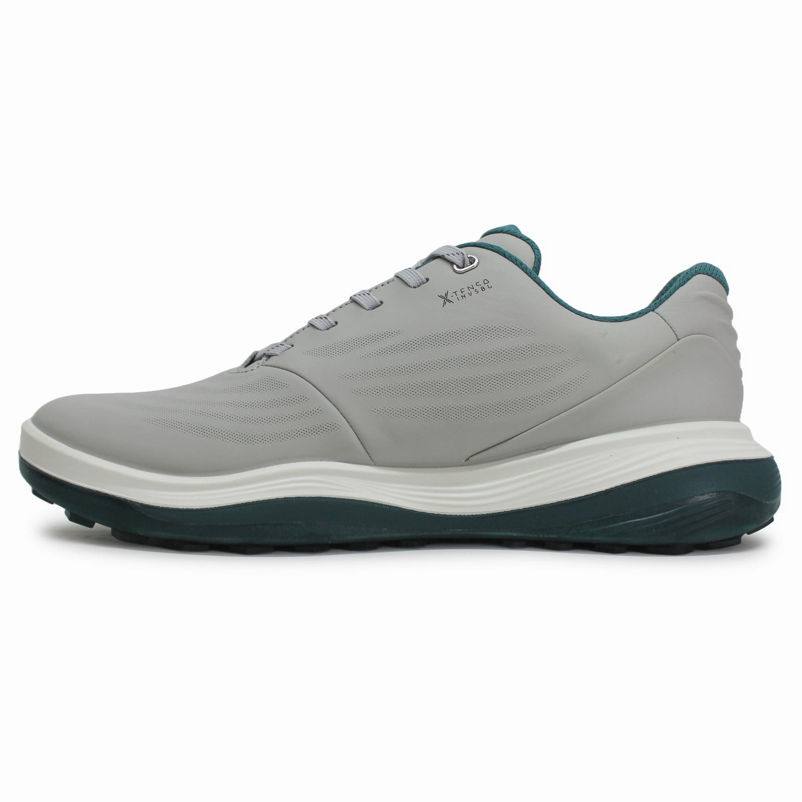 Ecco Golf LT1 Leather Men's Low Top Concrete Trainers men's ecco golf shoes