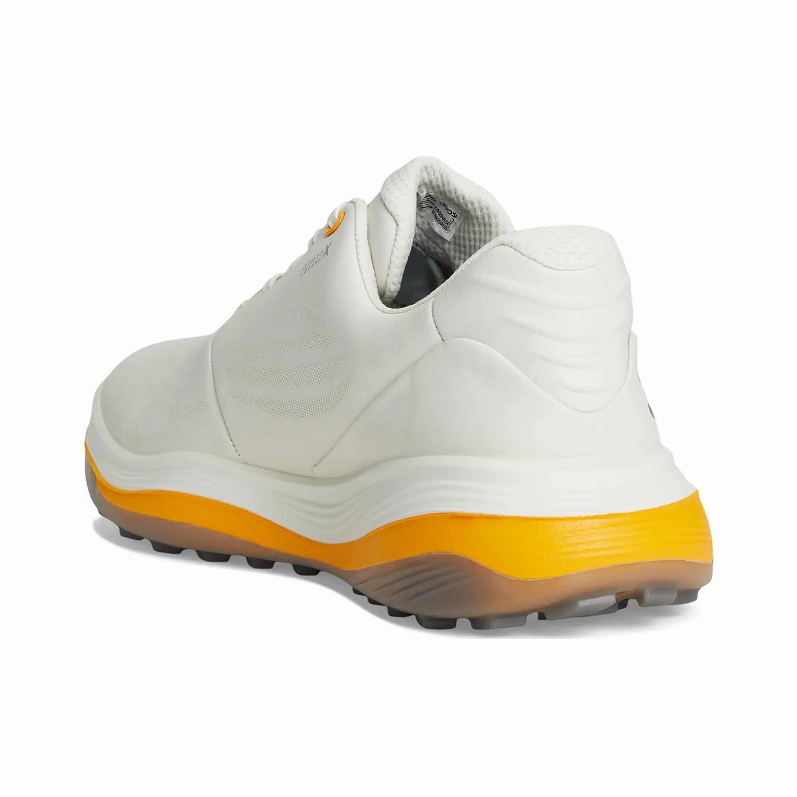 Ecco Golf LT1 Leather Men's Low Top White Sunrise Trainers men's ecco golf shoes