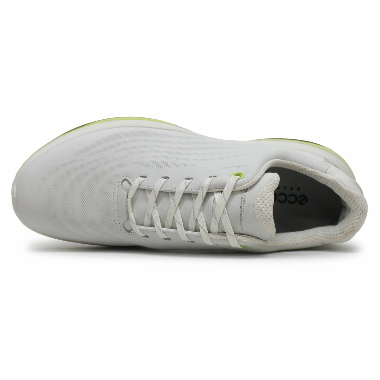 Ecco Golf LT1 Leather Men's Low Top White Trainers men's ecco golf shoes