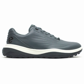 Ecco Golf LT1 Leather Men's Pavement Dallage Low Top Trainers Mens Ecco golf shoes supportive swing stability