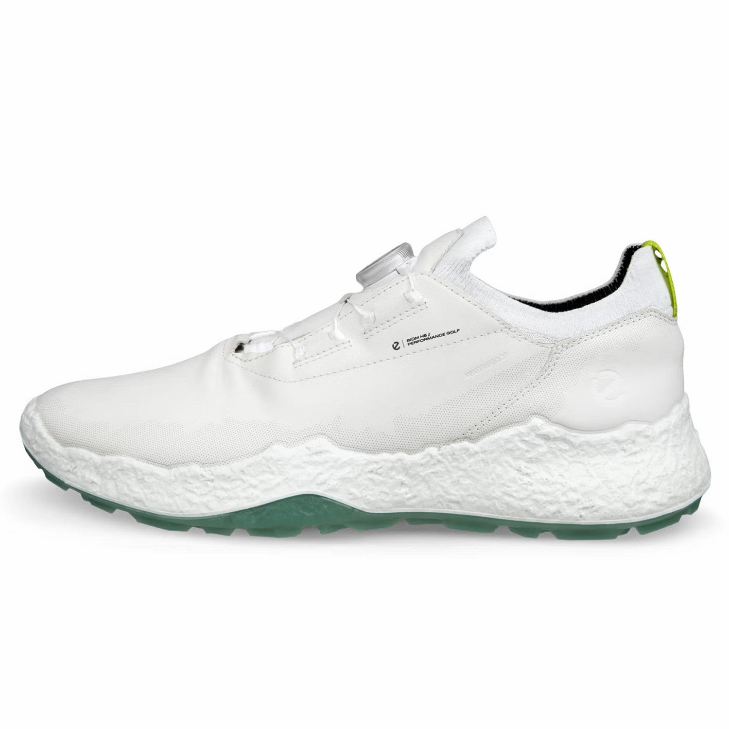 ECCO Golf Men's Biom H5 BOA Golf Shoes - White Lightweight Men's Spikeless Golf Shoes