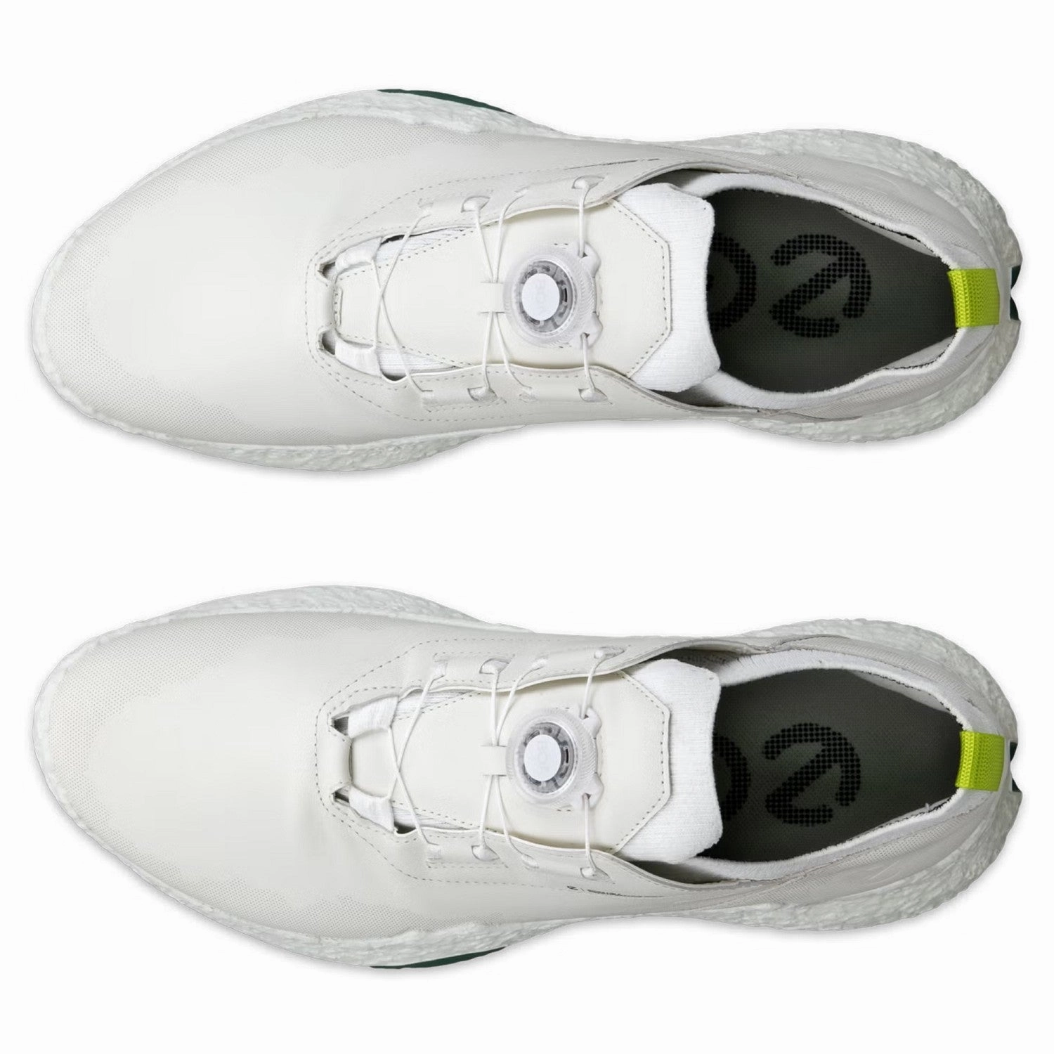 ECCO Golf Men's Biom H5 BOA Golf Shoes - White Lightweight Men's Spikeless Golf Shoes