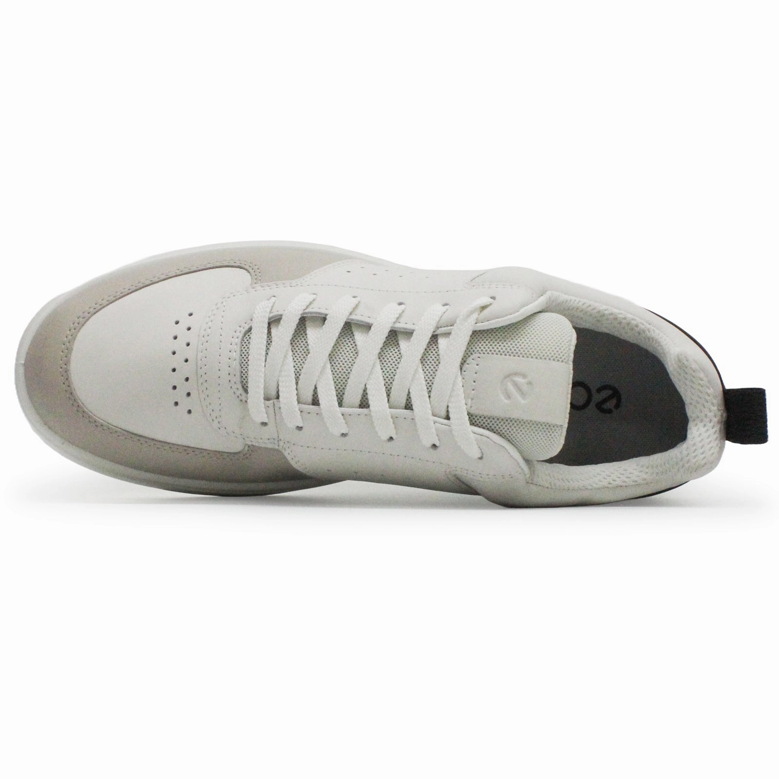 Ecco Golf Street 720 Full Grain Leather Men's Fashion White Black Gravel Trainers men's ecco golf shoes