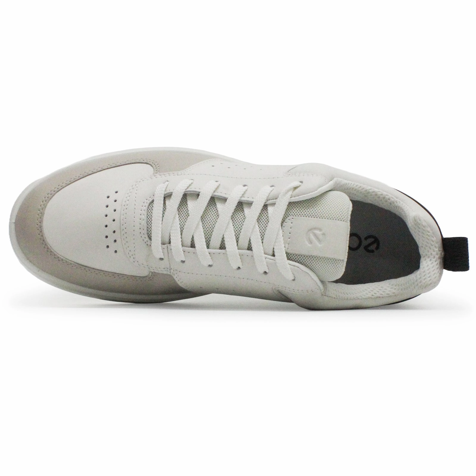Ecco Golf Street 720 Full Grain Leather Men's Fashion White Black Gravel Trainers men's ecco golf shoes