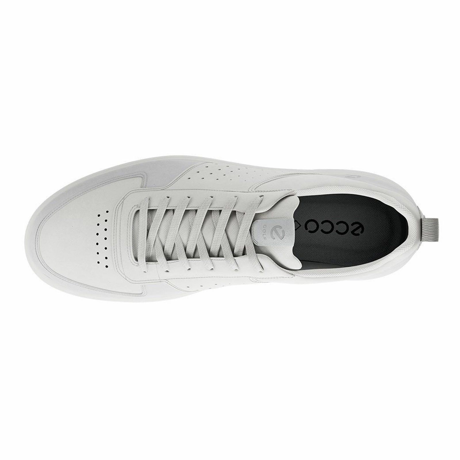 Ecco Golf Street 720 Full Grain Leather Men's Fashion White Trainers men's ecco golf shoes