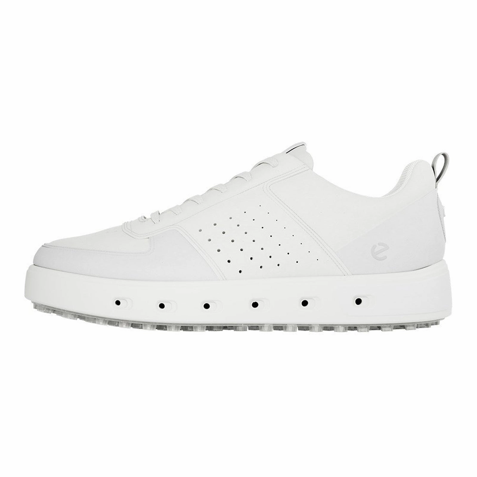 Ecco Golf Street 720 Full Grain Leather Men's Fashion White Trainers men's ecco golf shoes