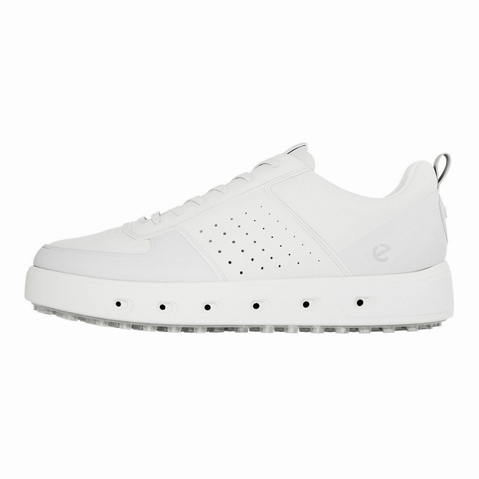 Ecco Golf Street 720 Full Grain Leather Men's Fashion White Trainers men's ecco golf shoes