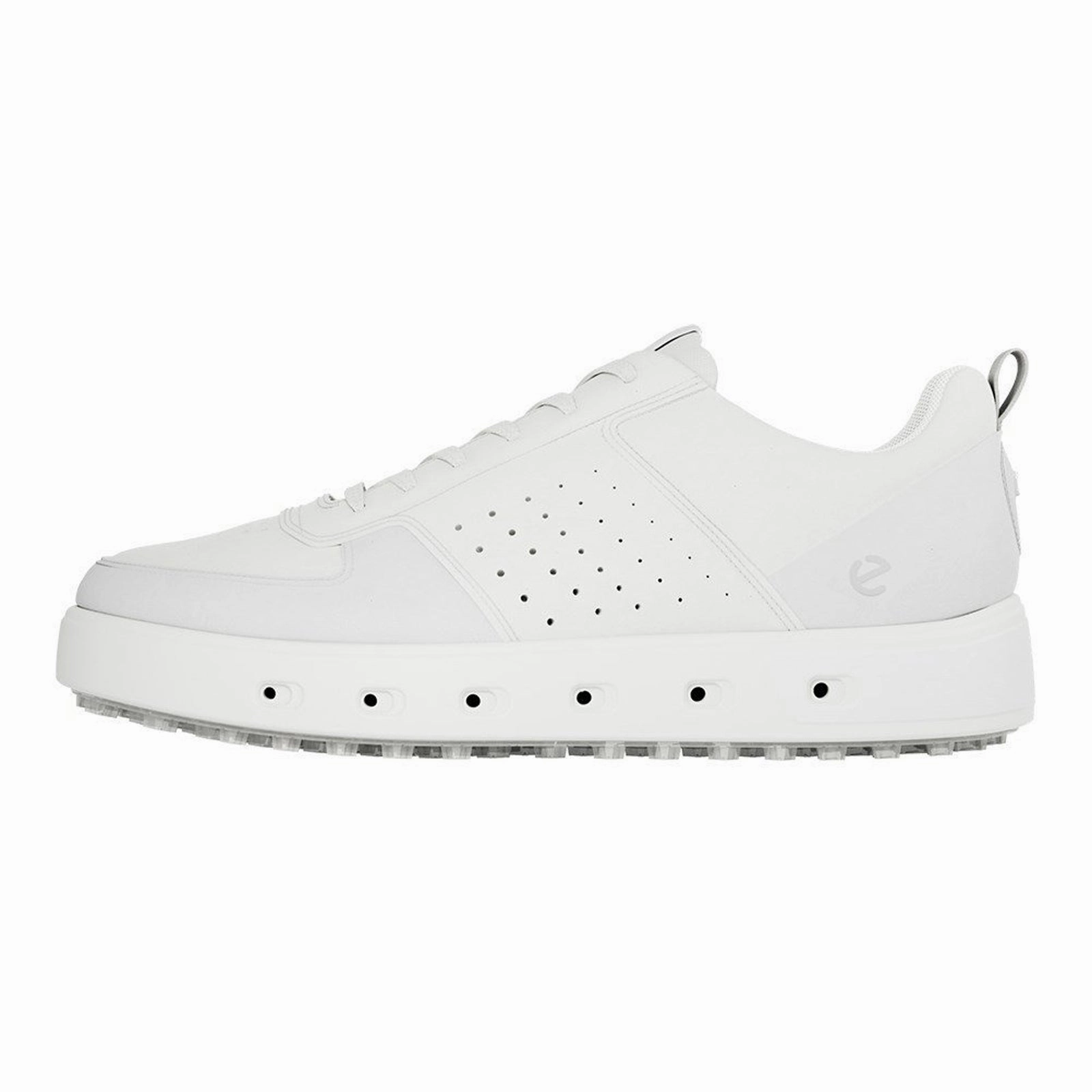 Ecco Golf Street 720 Full Grain Leather Men's Fashion White Trainers men's ecco golf shoes