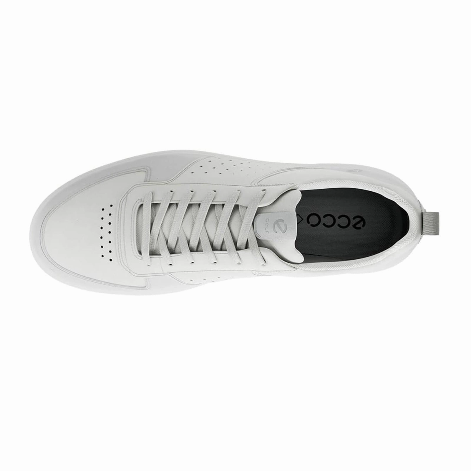 Ecco Golf Street 720 Full Grain Leather Women's Fashion White Trainers golf shoes performance