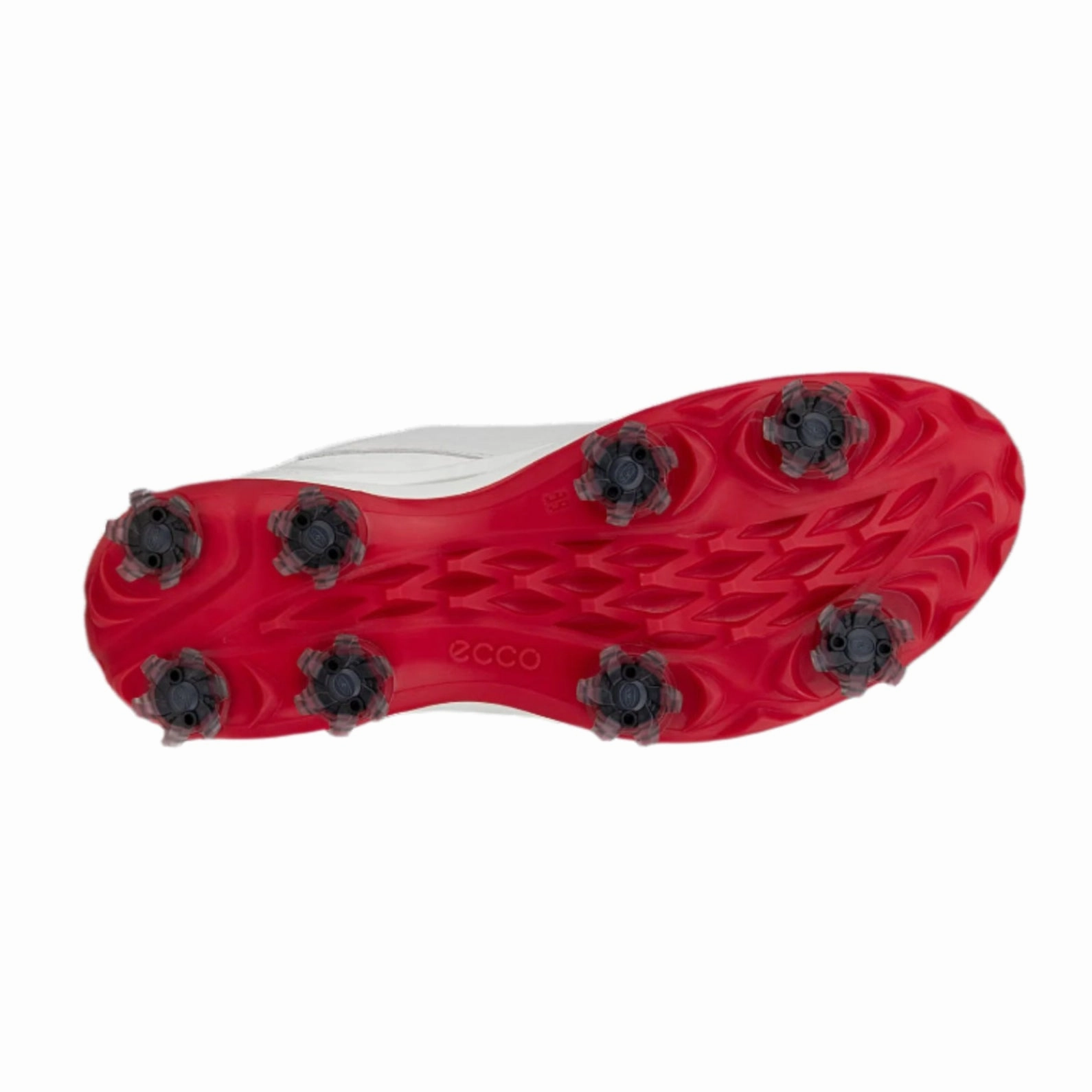 ECCO Ladies BIOM Tour Spike Shoe - White Ladies' Spiked Golf Shoes