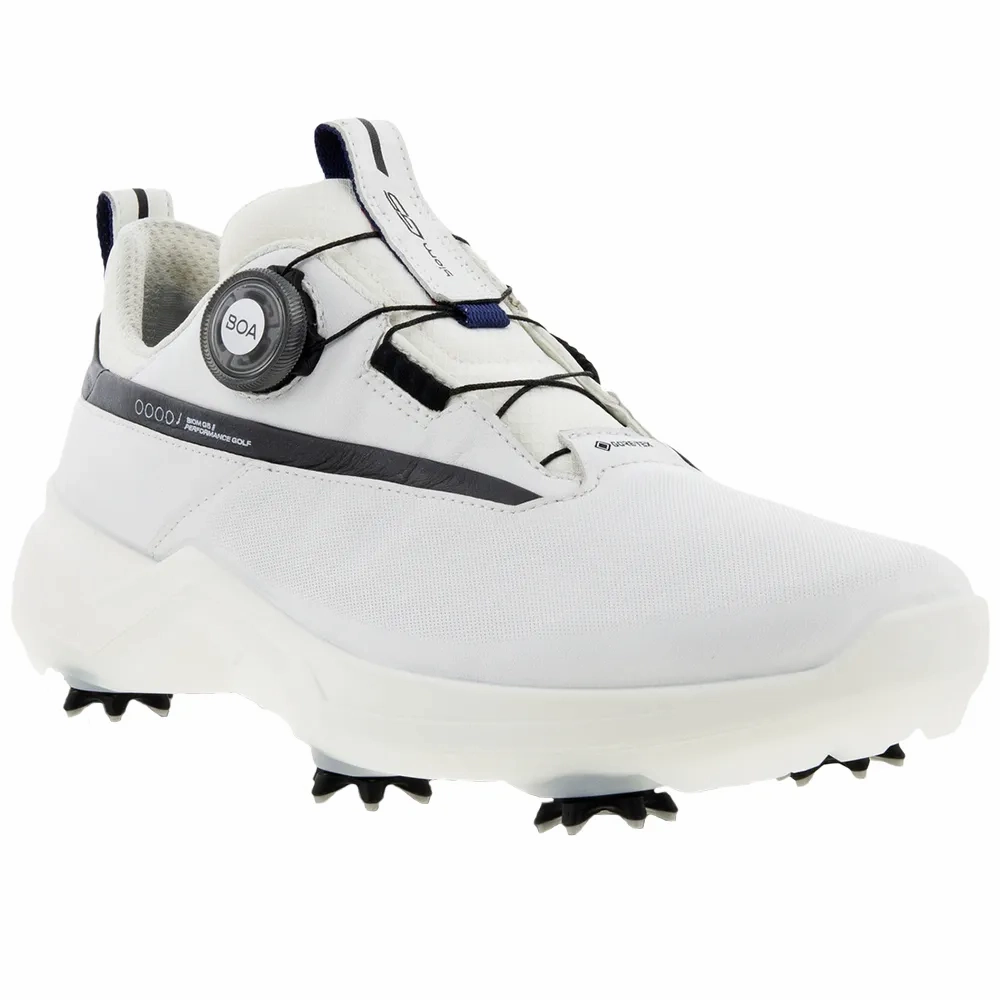 Ecco Men's Biom G5 BOA GORE-TEX Golf Shoe - WHITE Ecco Men's Spikeless Shoes