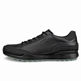 Ecco Men's Golf Biom Hybrid Leather Golf Shoe - BLACK ECCO men's spikeless comfort shoes