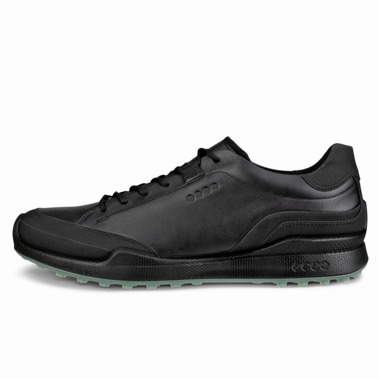Ecco Men's Golf Biom Hybrid Leather Golf Shoe - BLACK ECCO men's spikeless comfort shoes