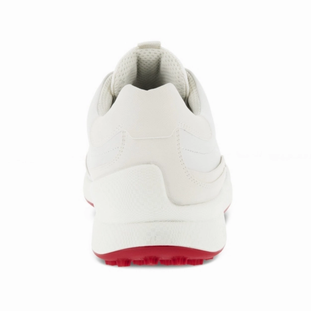 Ecco Men's Golf Biom Hybrid Leather Golf Shoe - WHITE Ecco Men's Spikeless Shoes