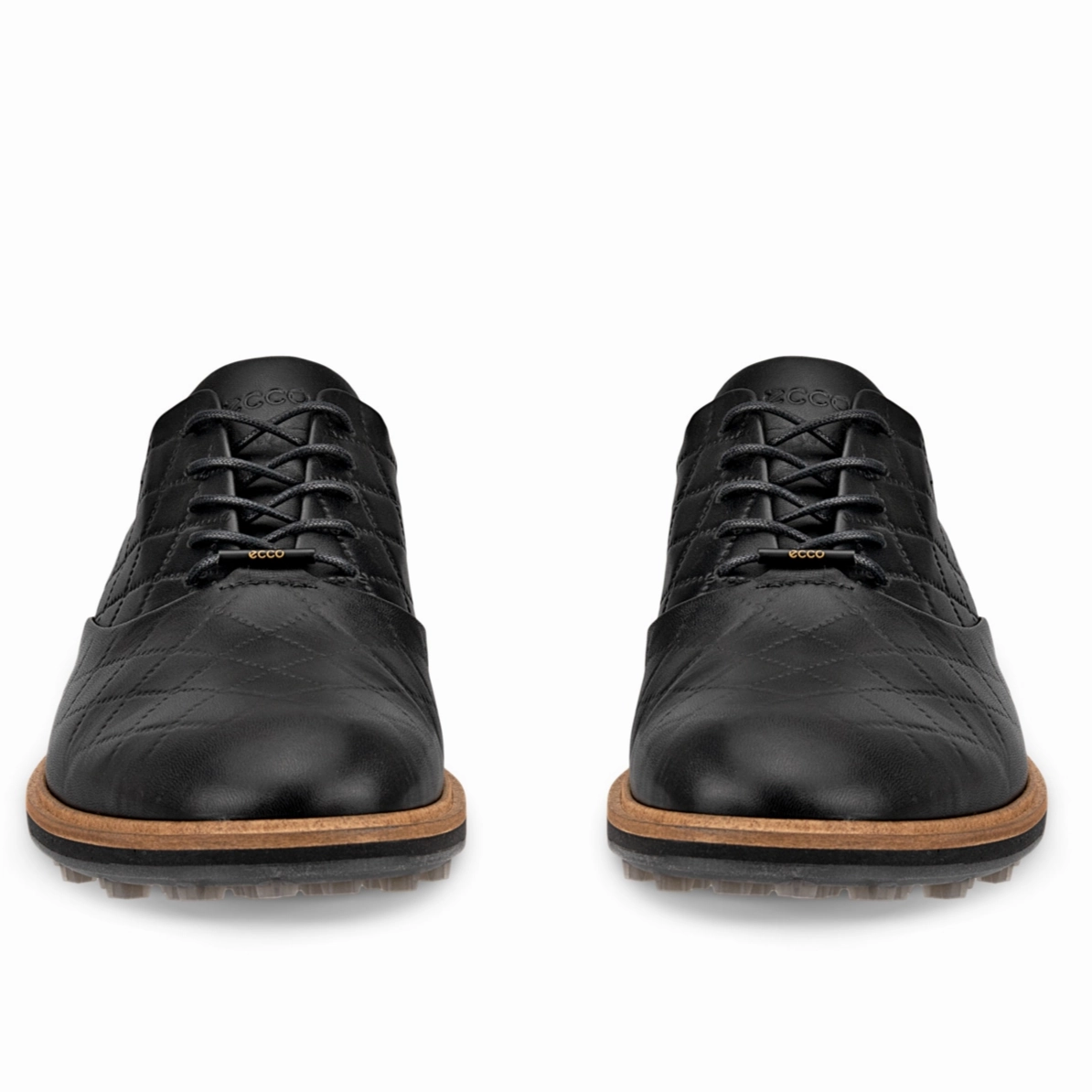 Ecco Men's Golf Classic Hybrid Leather Golf Shoe - BLACK Ecco Men's Spikeless Shoes