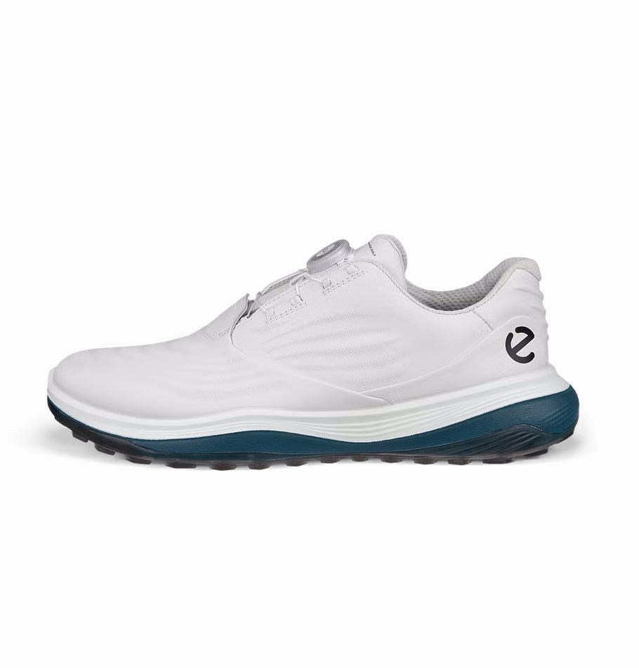 Ecco Men's LT1 BOA Golf Spikeless Shoes - White Men's Shoes from Other Brands