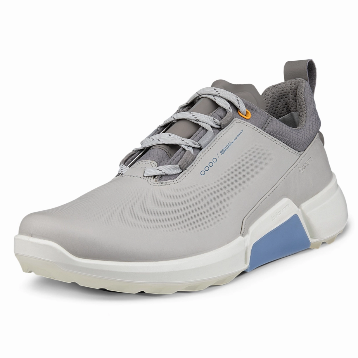 Ecco Mens Golf Biom H4 GORE-TEX Shoes - CONCRETE Ecco Men's Spikeless Shoes