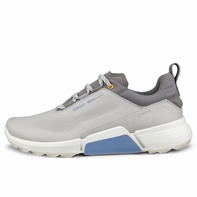 Ecco Mens Golf Biom H4 GORE-TEX Shoes - CONCRETE ECCO men's spikeless comfort shoes