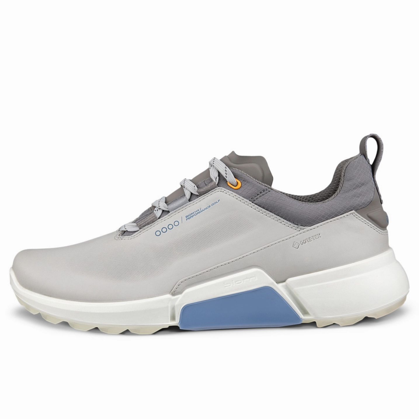 Ecco Mens Golf Biom H4 GORE-TEX Shoes - CONCRETE ECCO men's spikeless comfort shoes