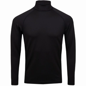 Edwin Thermal Roll Neck Black/Red Galvin Green men's golf outerwear