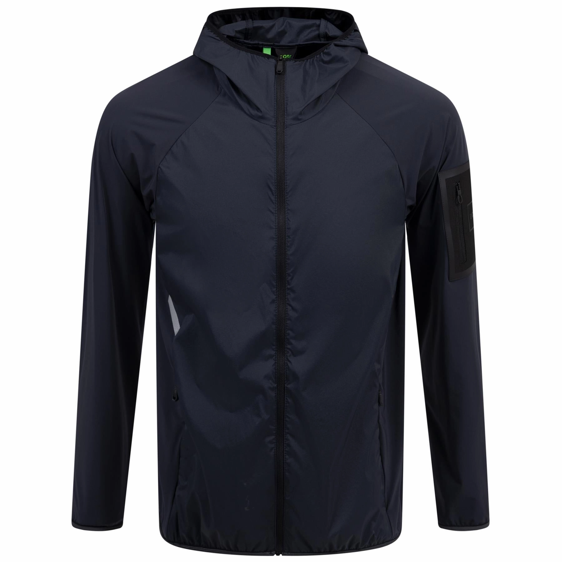 Eilat Full Zip Hoodie Dark Blue Boss men's fashion and office attire