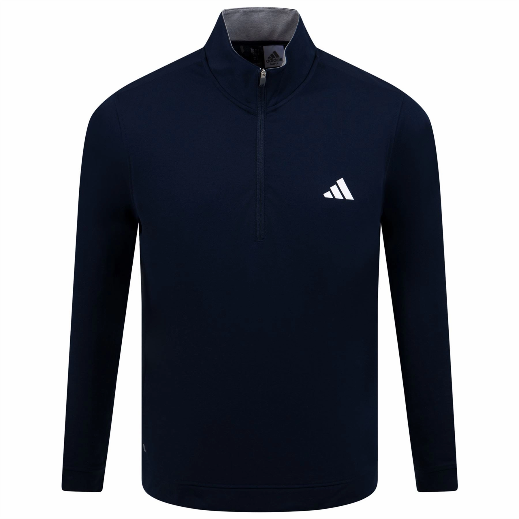 Elevated Quarter Zip Mid Layer Navy Adidas men's athletic apparel