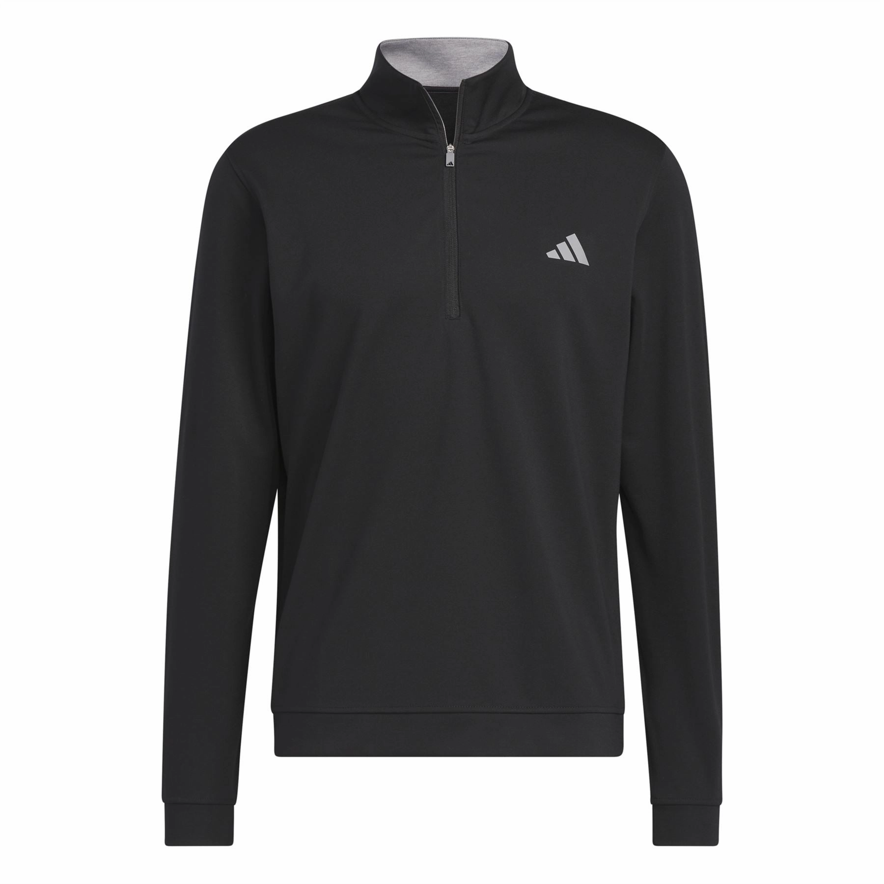 Elevated Quarter Zip Regular Fit Mid Layer Black Adidas Men's Sportswear