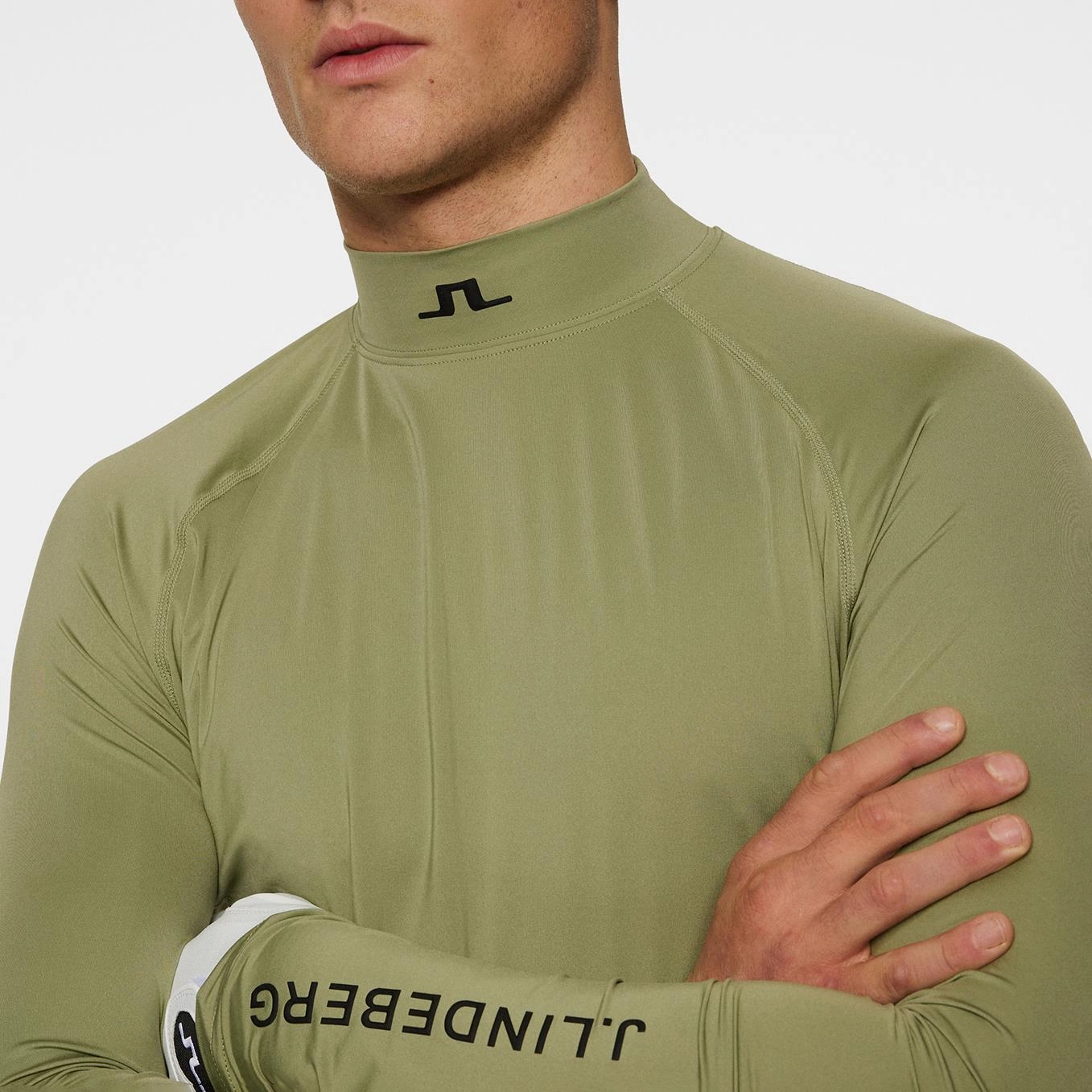 Ello Compression Base Layer Oil Green J.Lindeberg Golfwear for Men