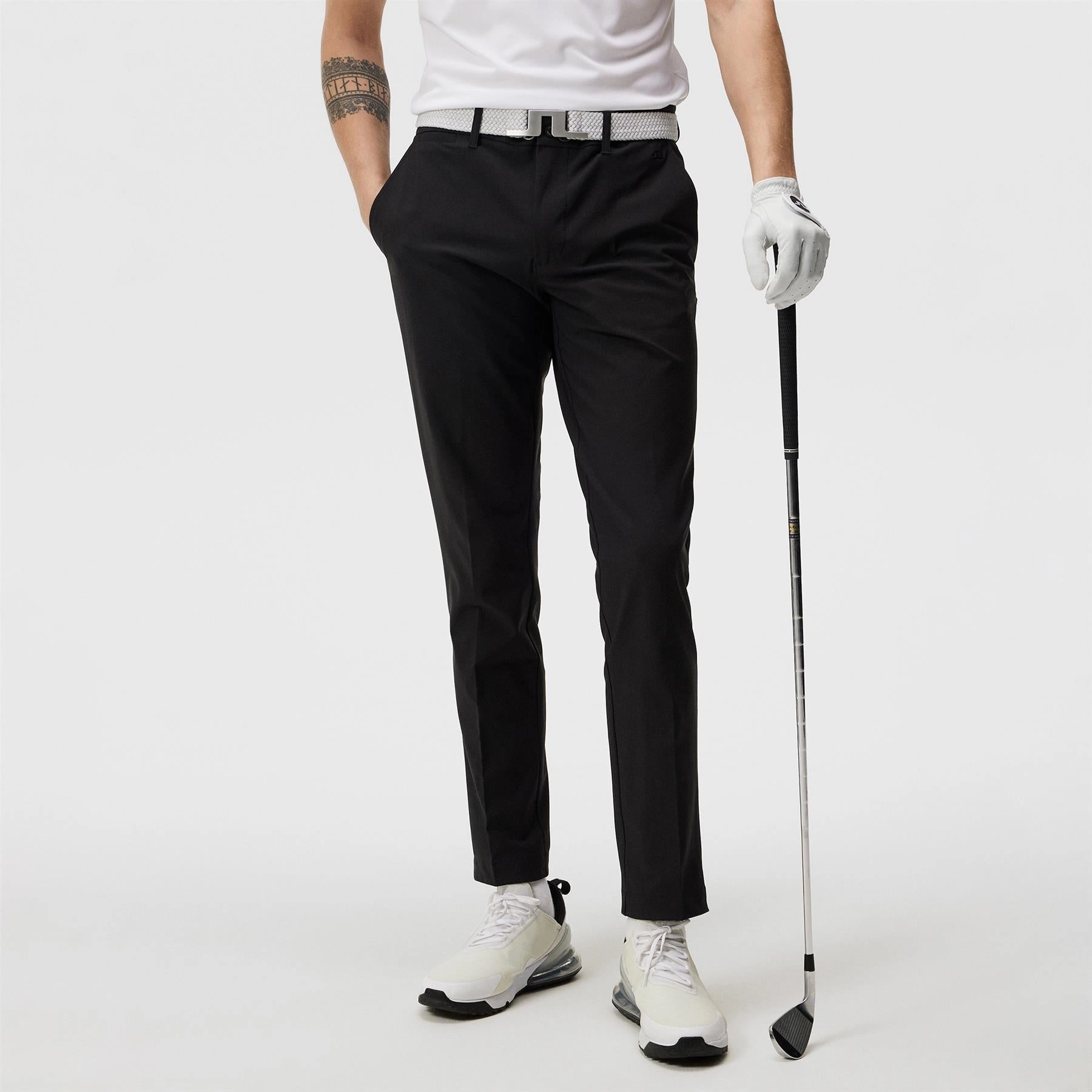 Ellott Micro High Stretch Pants Black Premium J.Lindeberg menswear