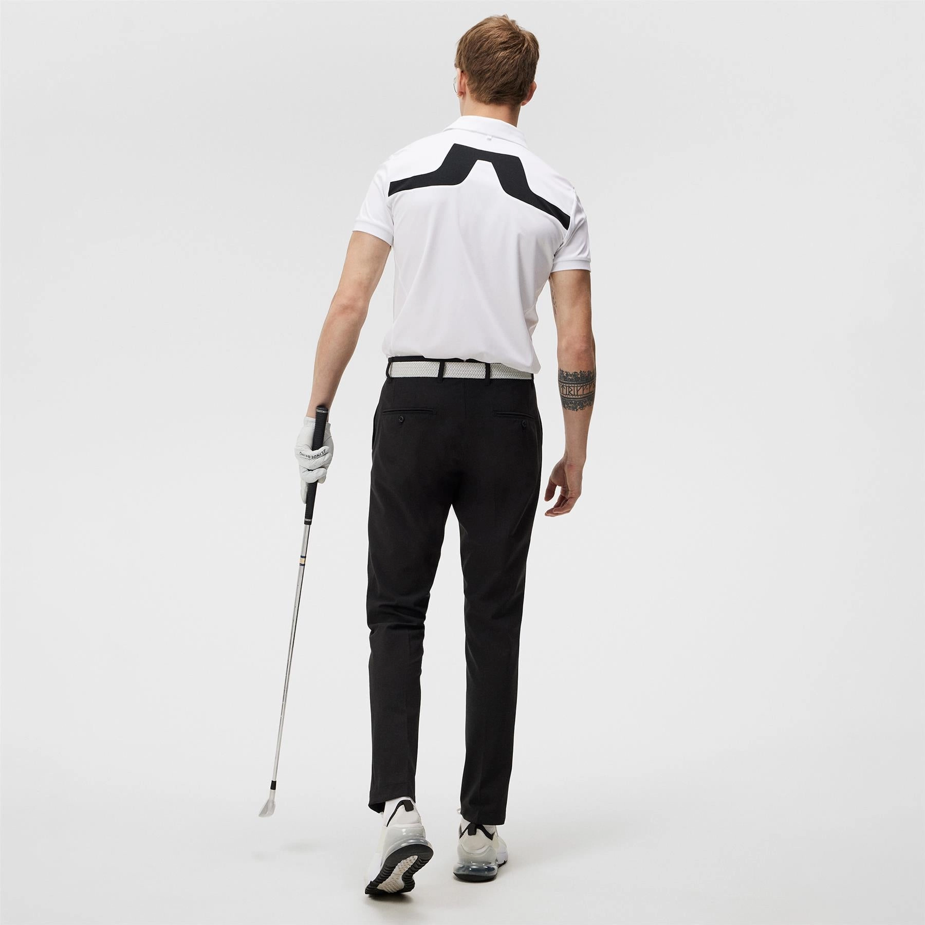 Ellott Micro High Stretch Pants Black J.Lindeberg Golfwear for Men