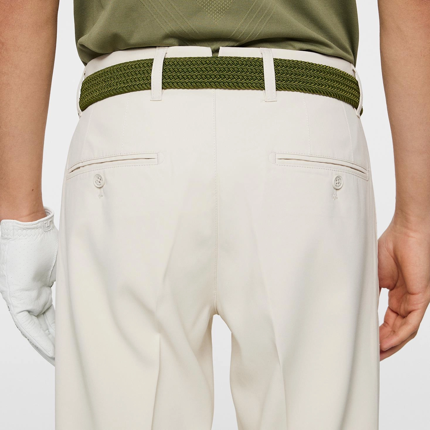 Ellott Micro High Stretch Trousers Moonbeam J.Lindeberg Golfwear for Men