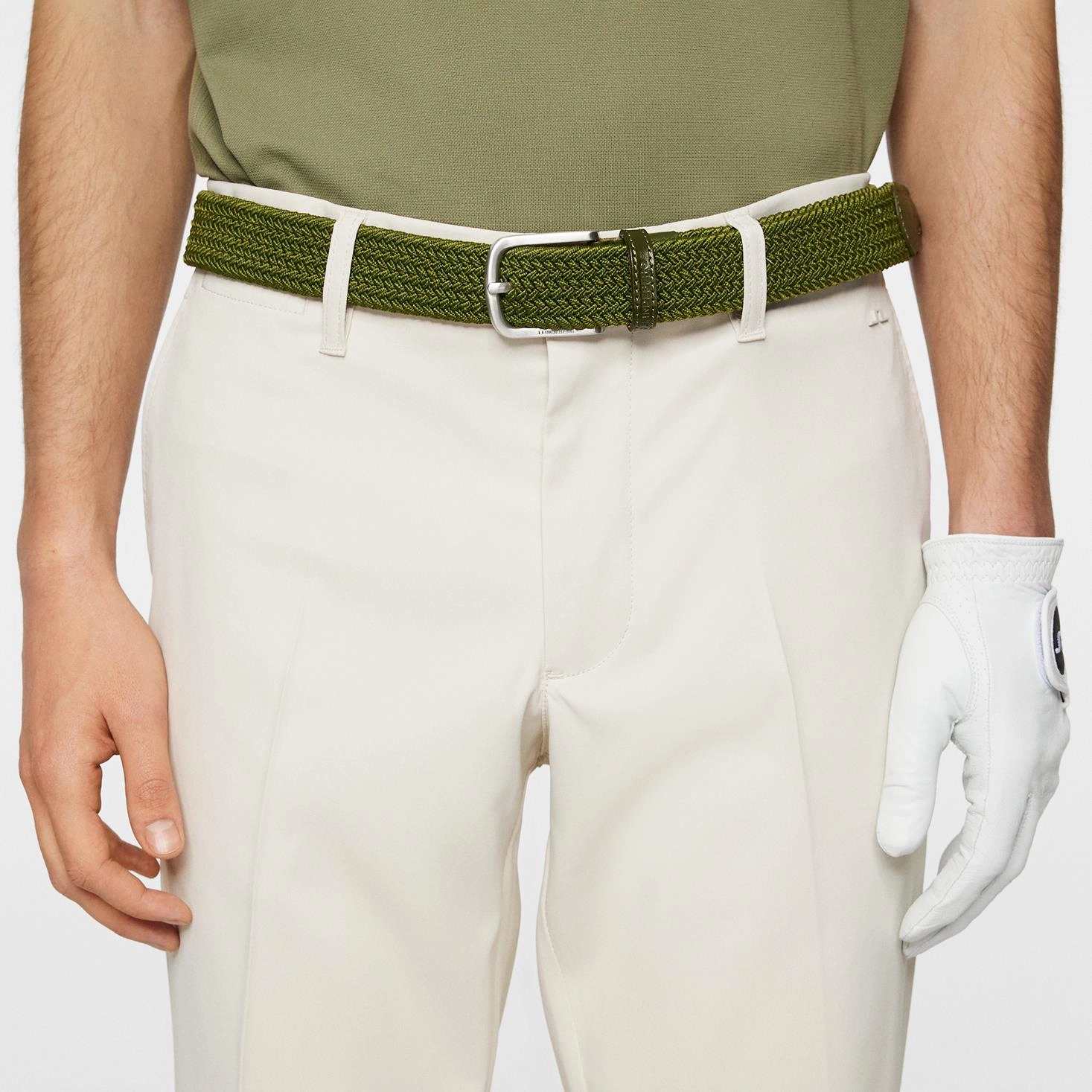 Ellott Micro High Stretch Trousers Moonbeam J.Lindeberg Golfwear for Men