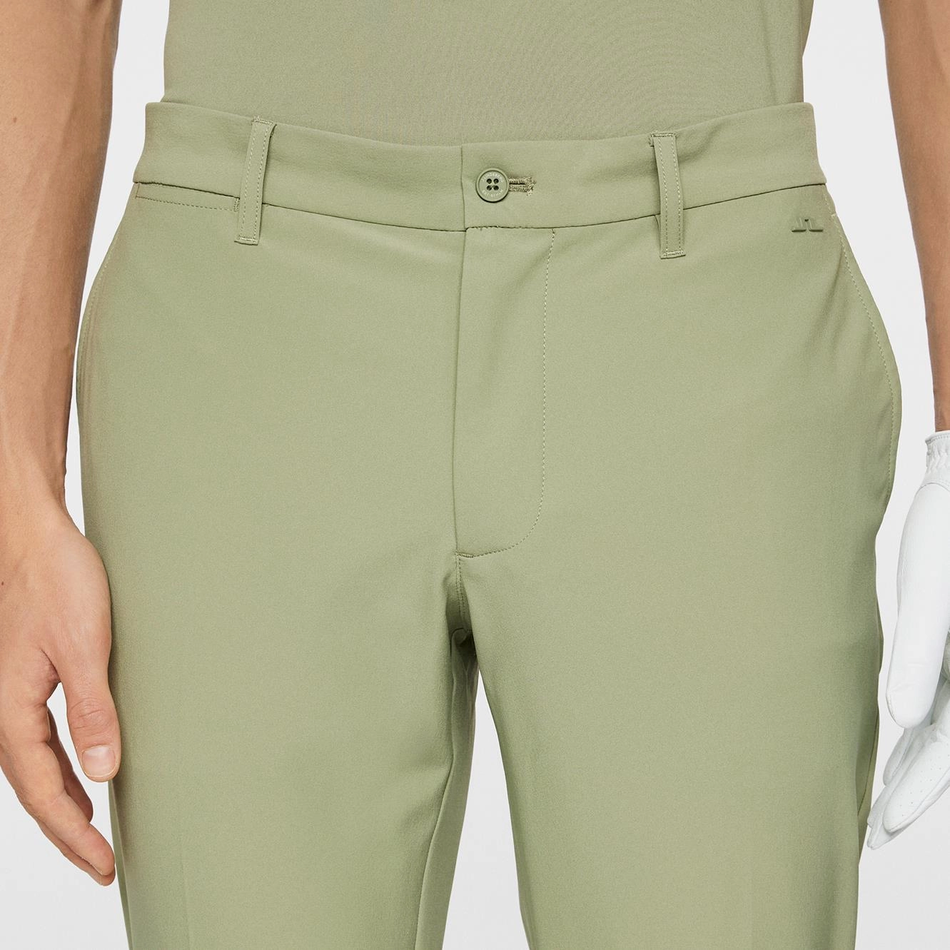 Ellott Micro High Stretch Trousers Oil Green J.Lindeberg Golfwear for Men