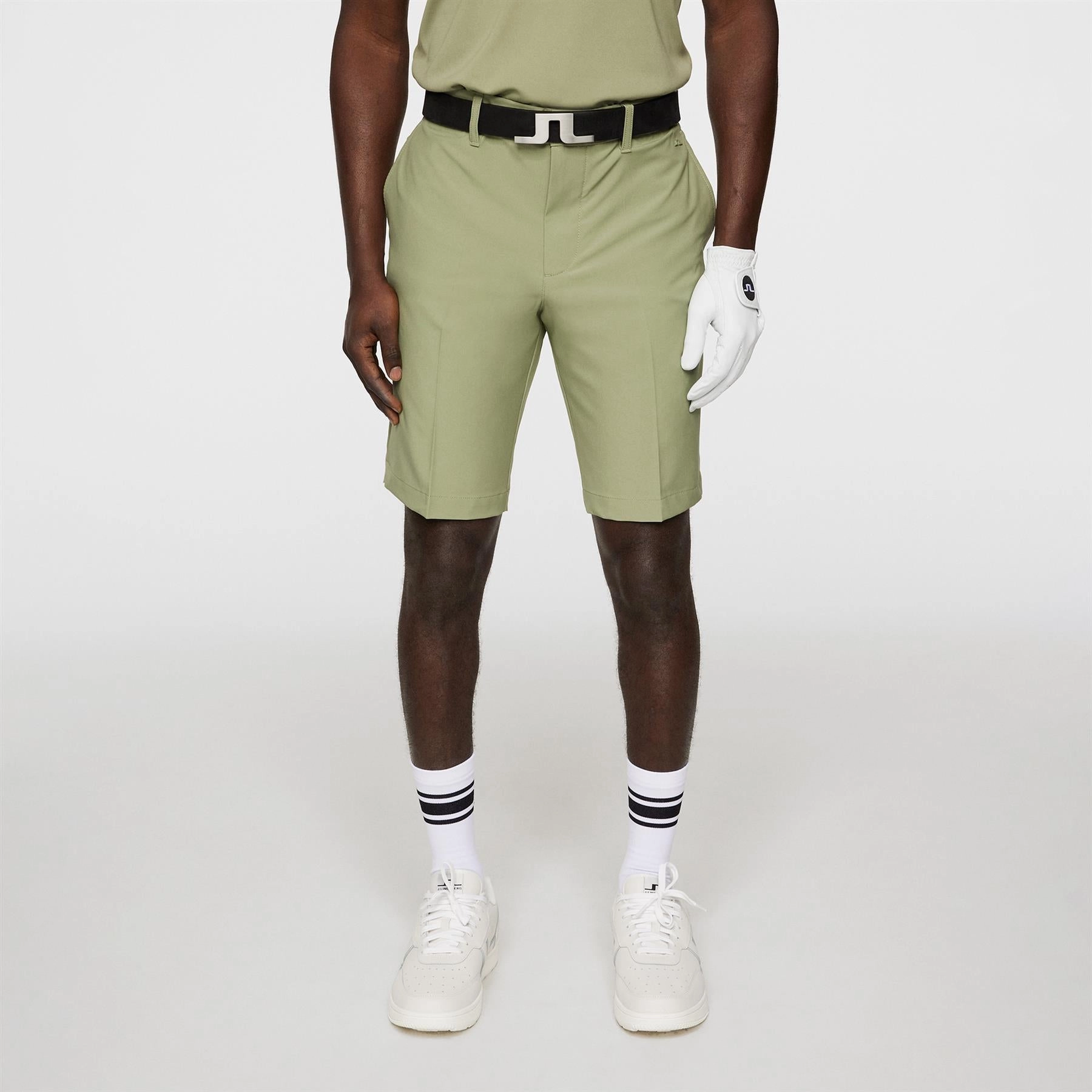 Eloy Micro High Stretch Shorts Oil Green Premium J.Lindeberg menswear