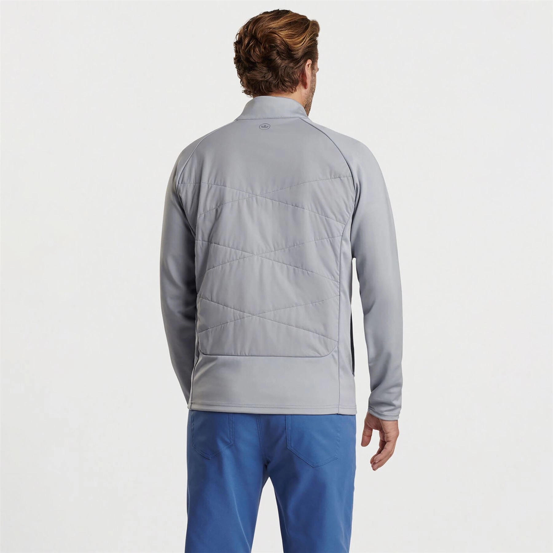 Endeavor Classic Fit Hybrid Jacket Gale Grey Peter Millar Menswear Collection