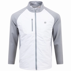 Endeavor Classic Fit Hybrid Jacket White/Grey Peter Millar clothing for men