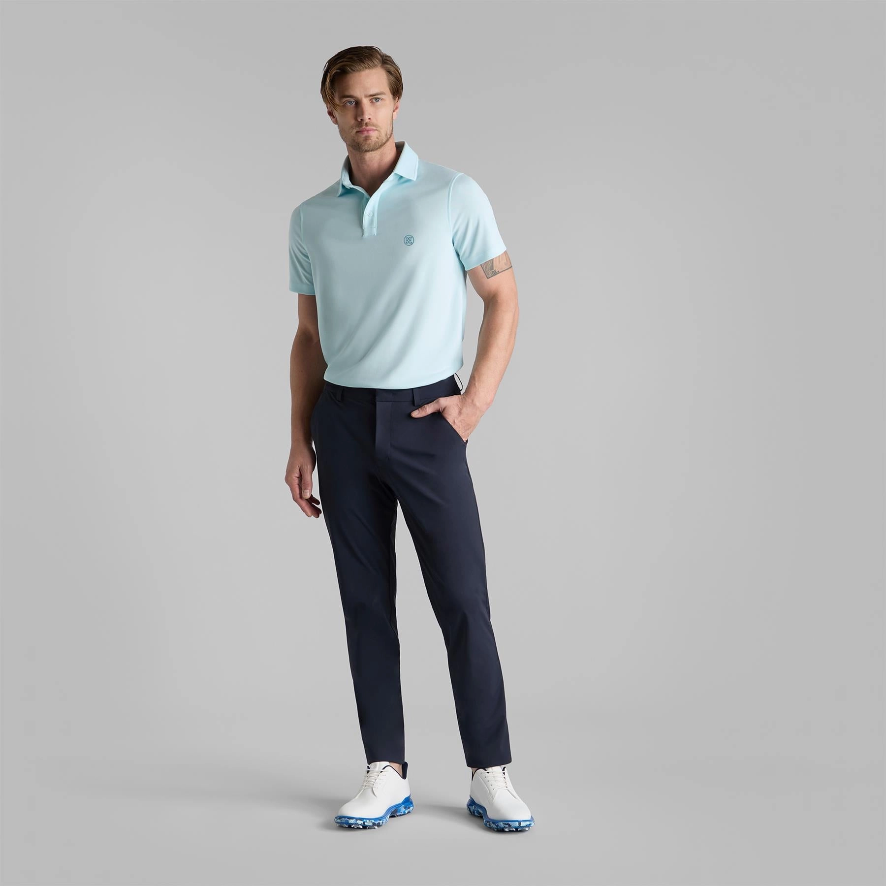 Essential 3.0 Tech Pique Polo Daybreak G/Fore men's golf fashion
