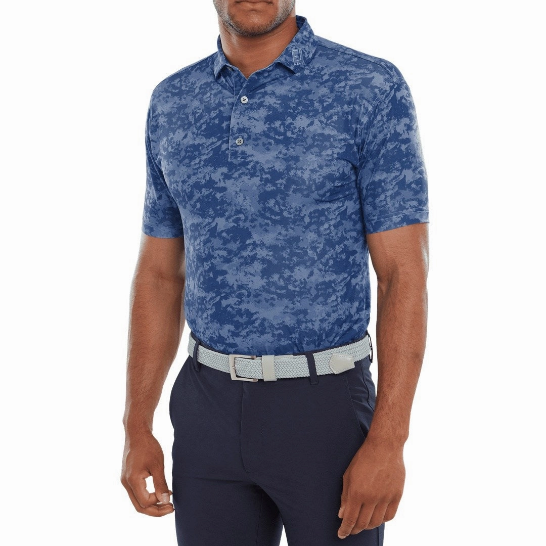 women's stylish jumper FootJoy Cloud Camo Golf Polo Shirt 80005 girls cotton dress