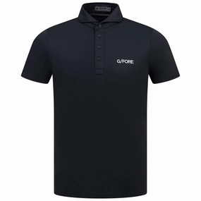 Essential Tech Pique Embroidered Slim Fit Polo Onyx G/Fore men's golf fashion