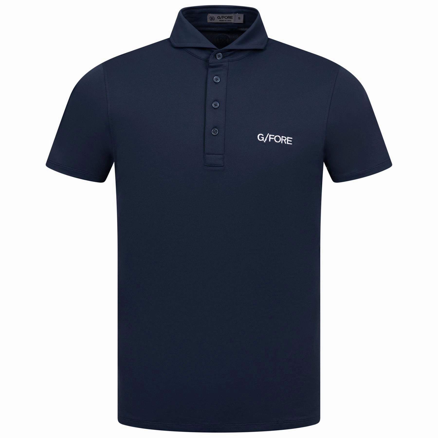 Essential Tech Pique Embroidered Slim Fit Polo Twilight G/Fore men's golf fashion