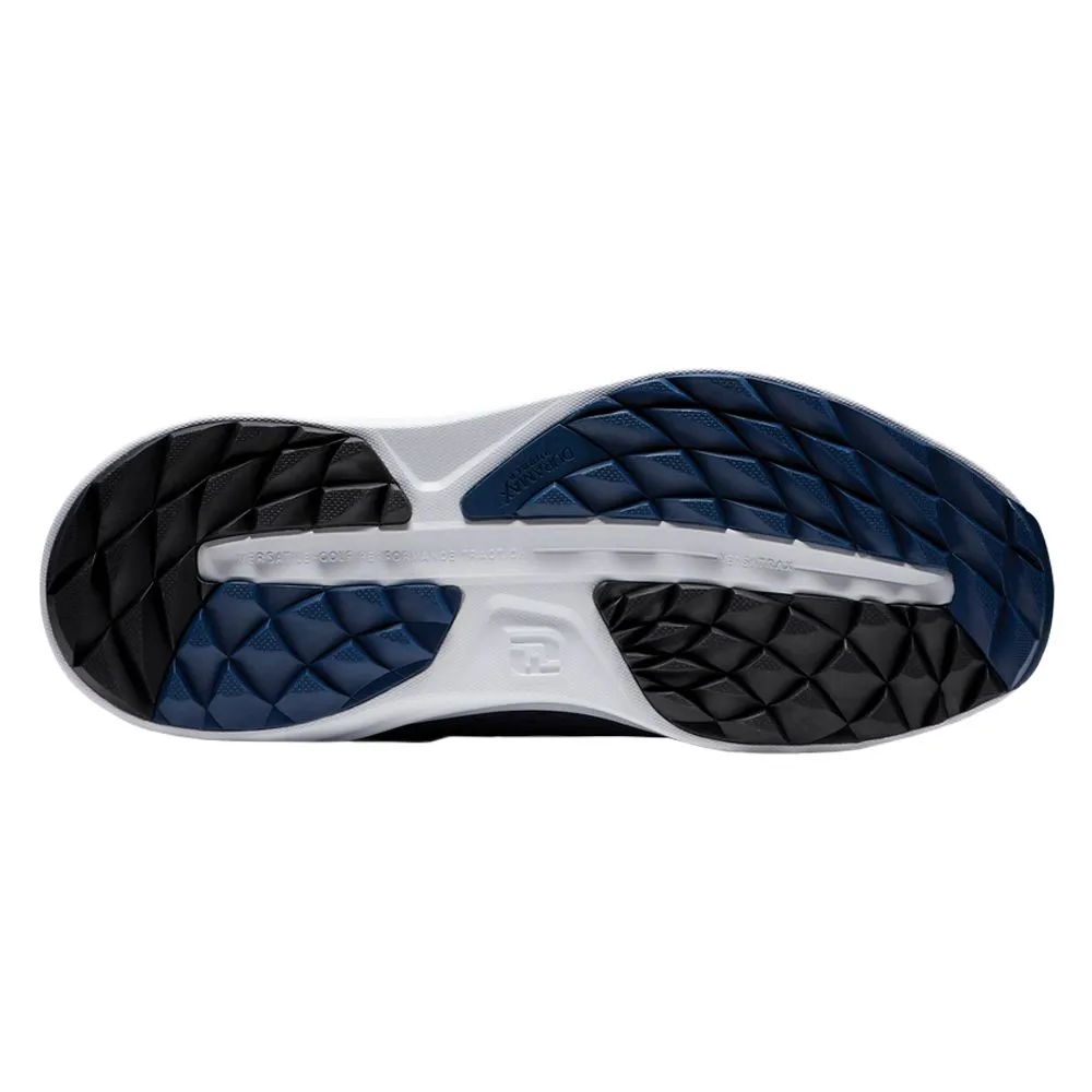 Futuristic Design Footwear FootJoy Flex XP Spikeless Golf Shoes Previous Season Style Navy/Blue/White - 23 Men