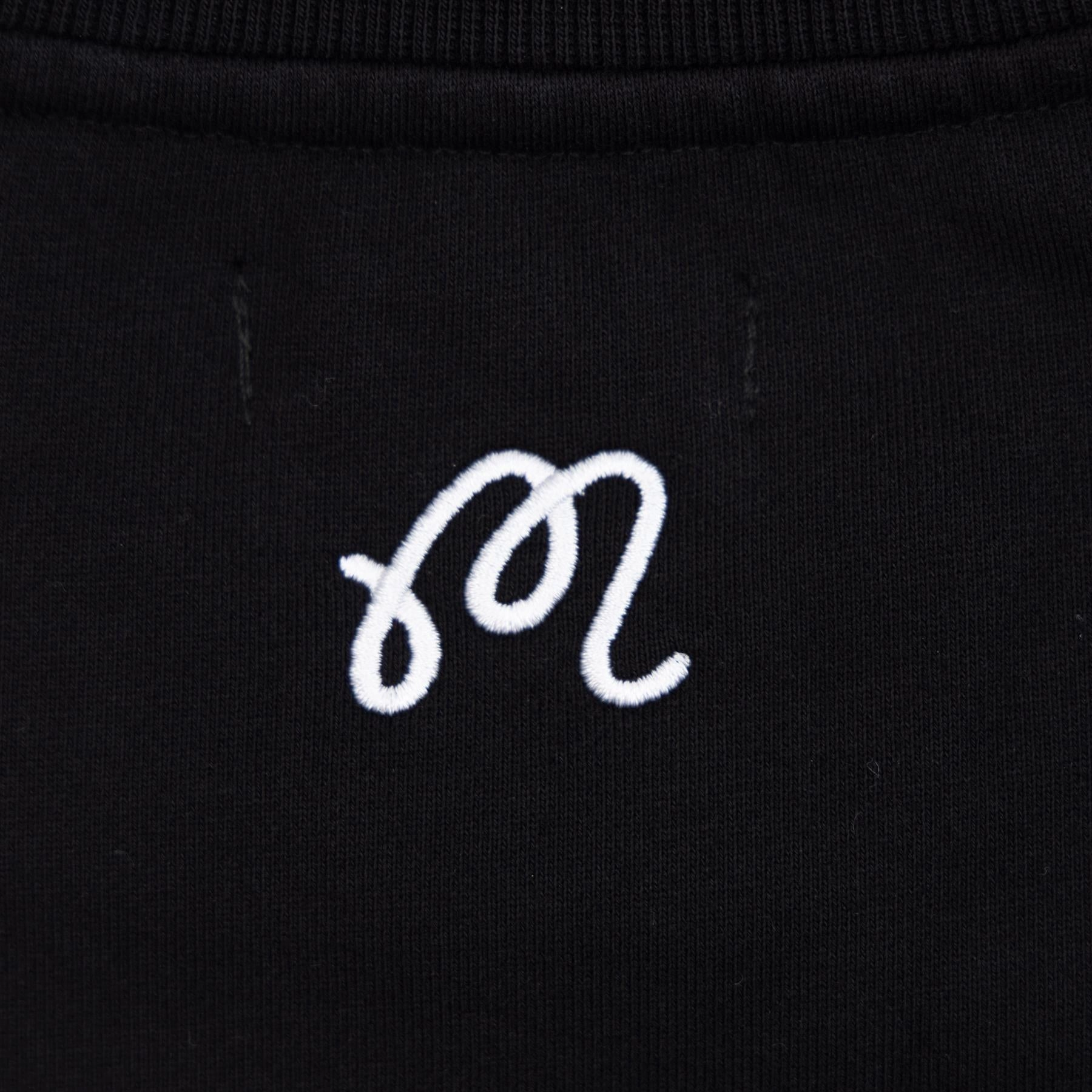 Evergreen GC Crewneck Sweatshirt Black Malbon Men's Golf Lifestyle Wear
