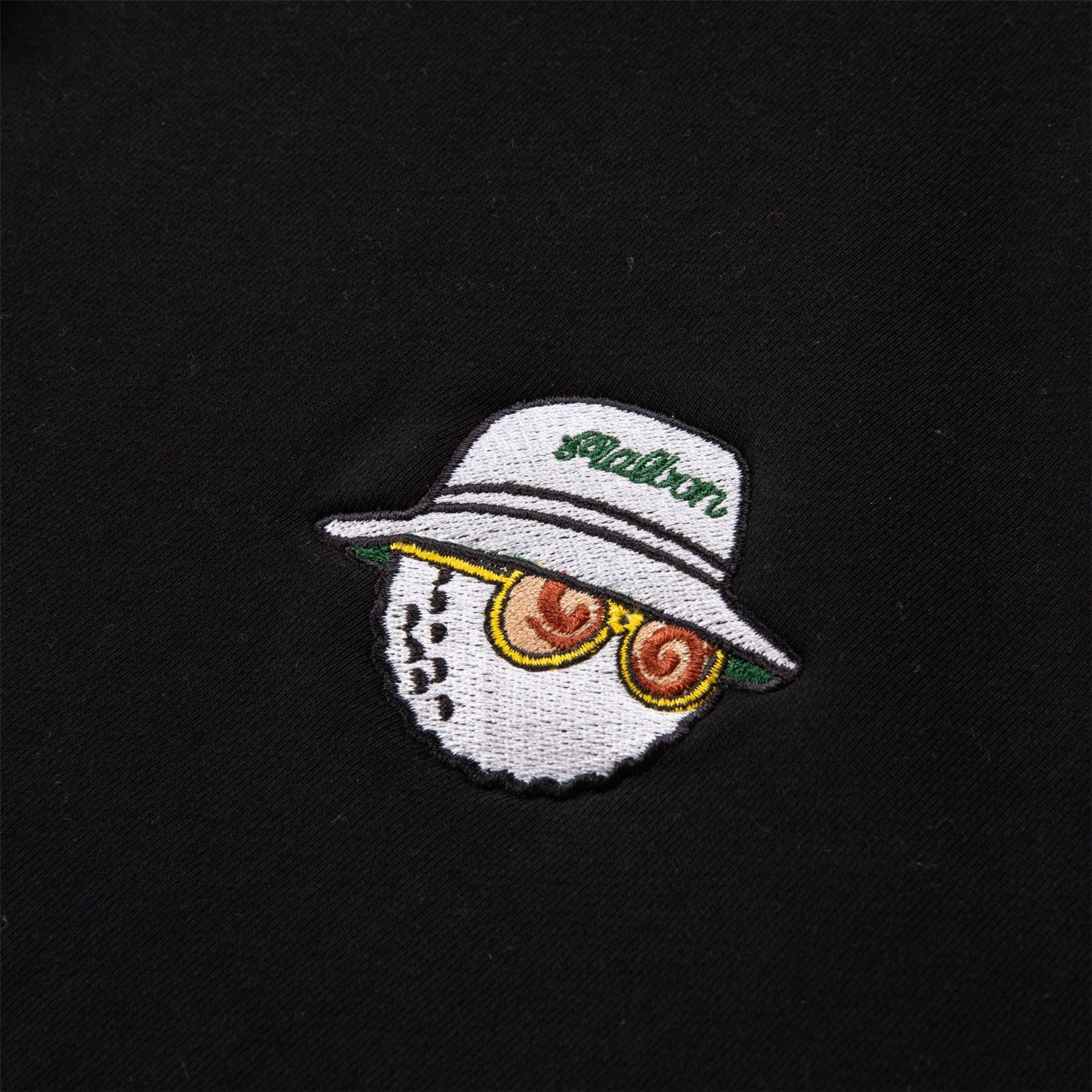 Evergreen GD Hoodie Black Malbon Men's Golf Lifestyle Wear