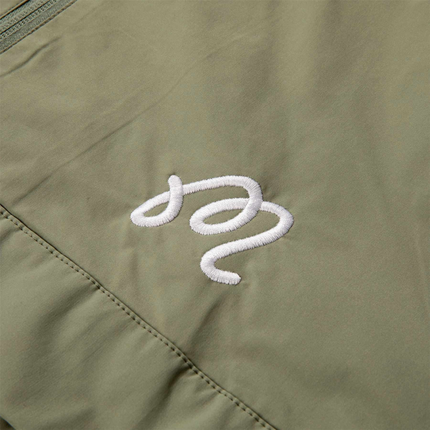 Evergreen Nylon Anorak Sage Malbon Men's Golf Lifestyle Wear