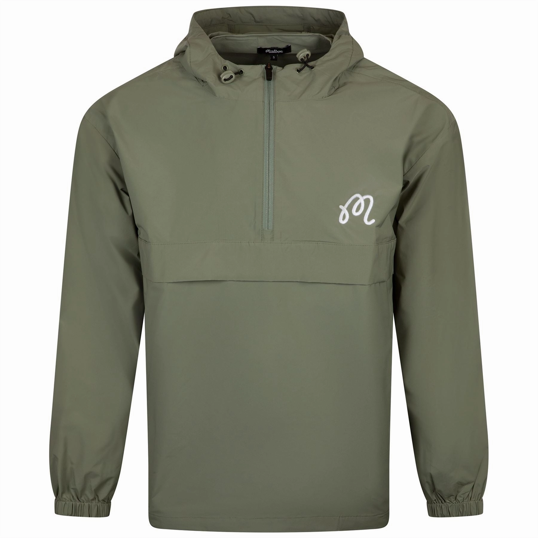 Evergreen Nylon Anorak Sage Malbon mens golf lifestyle wear