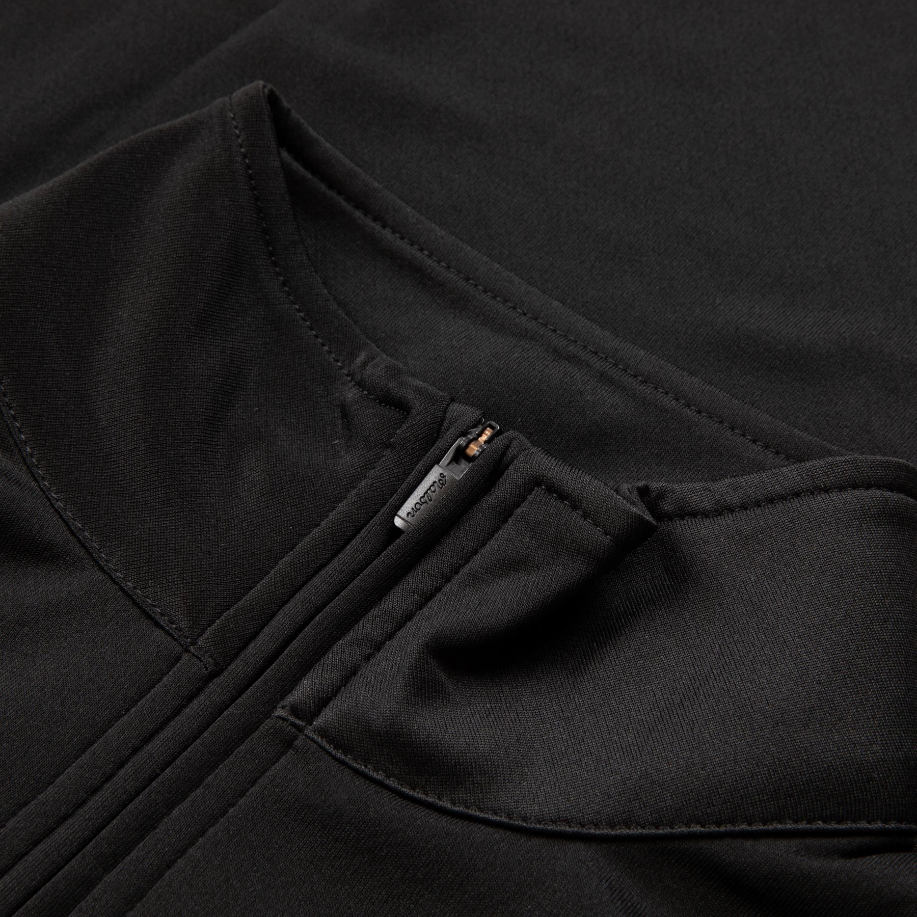 Evergreen Performance Buckets Quarter Zip Black Malbon Men's Golf Lifestyle Wear